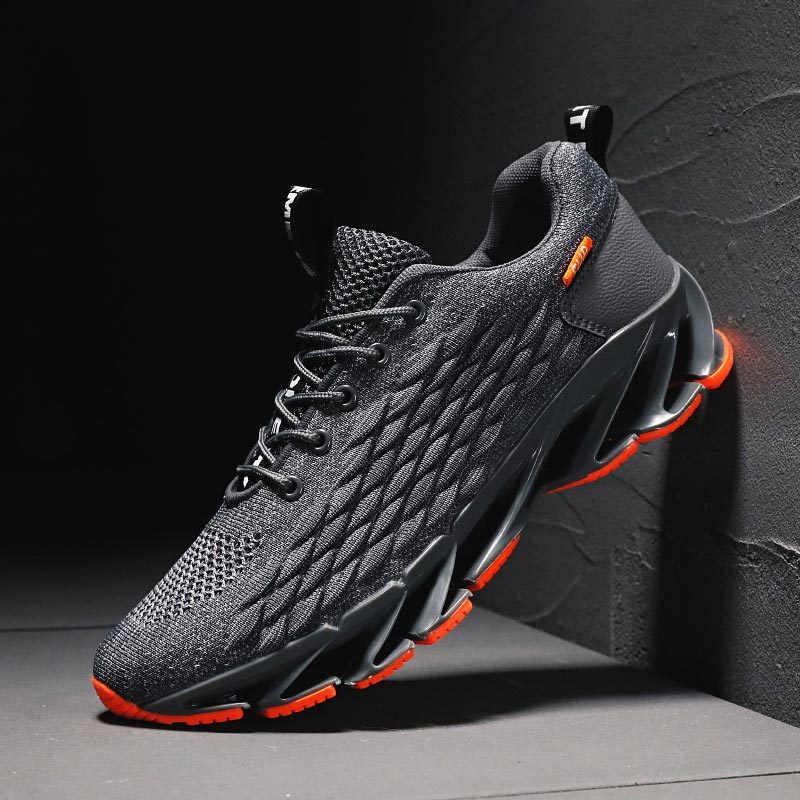 Large Size Summer Outdoor Men's Shoes Sport Men Sports Shes Women Rubber Hard-wearing Men Sneakers Men's Running Red GMB-0131