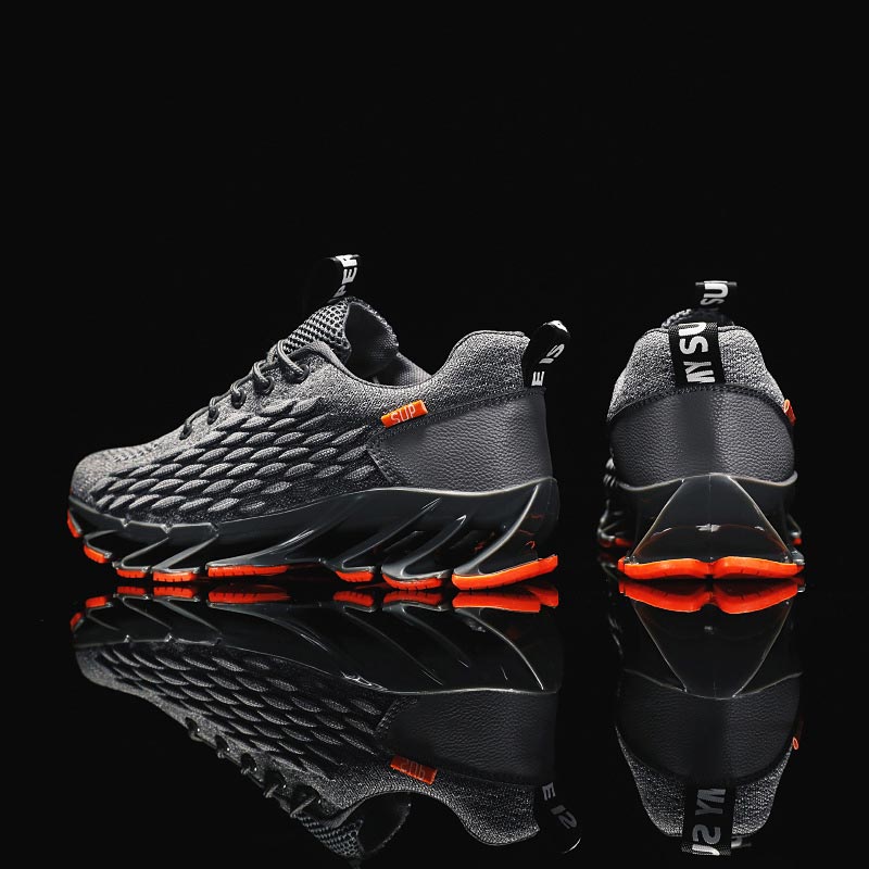 Large Size Summer Outdoor Men's Shoes Sport Men Sports Shes Women Rubber Hard-wearing Men Sneakers Men's Running Red GMB-0131