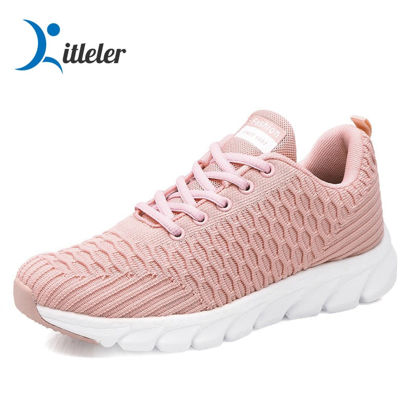 Breathable Sport Running Shoes for Women Lightweight Mesh Walking Shoes Trainers Workout Sneakers Gym Jogging Sneakers Female