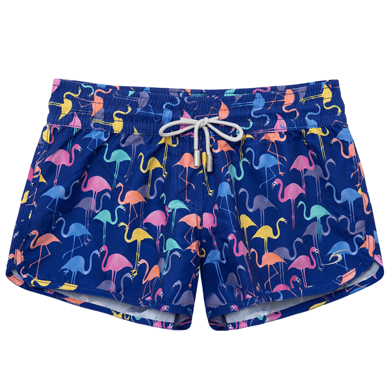 Surfcuz Women Summer Beach Board Shorts Casual Print Swimming Trunk Quick Dry Female Surfing Sports Swim Shorts Lady Boardshorts